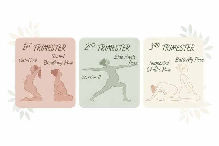 Trimesterlara Göre Hamile Yogası: Dönemlere Özel Hareketler